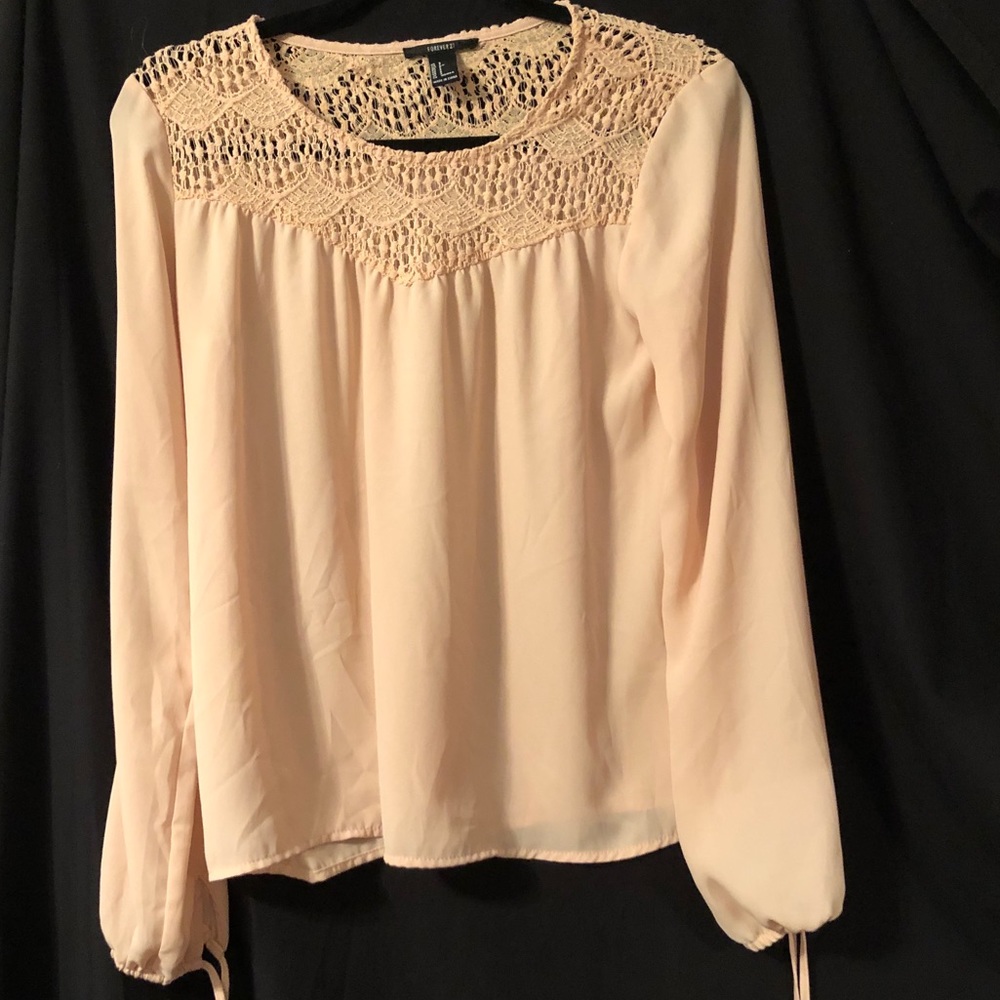 Cream blouse